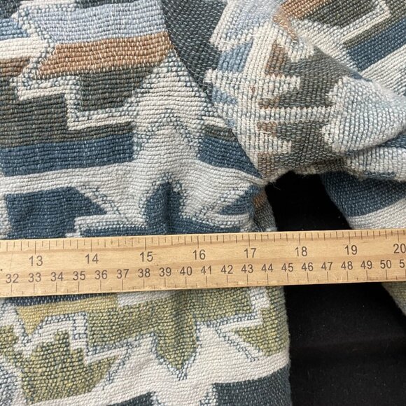 Paul Harris Design Blazer Jacket Embroidery Aztec Blue Green Women Size Small - Picture 7 of 13